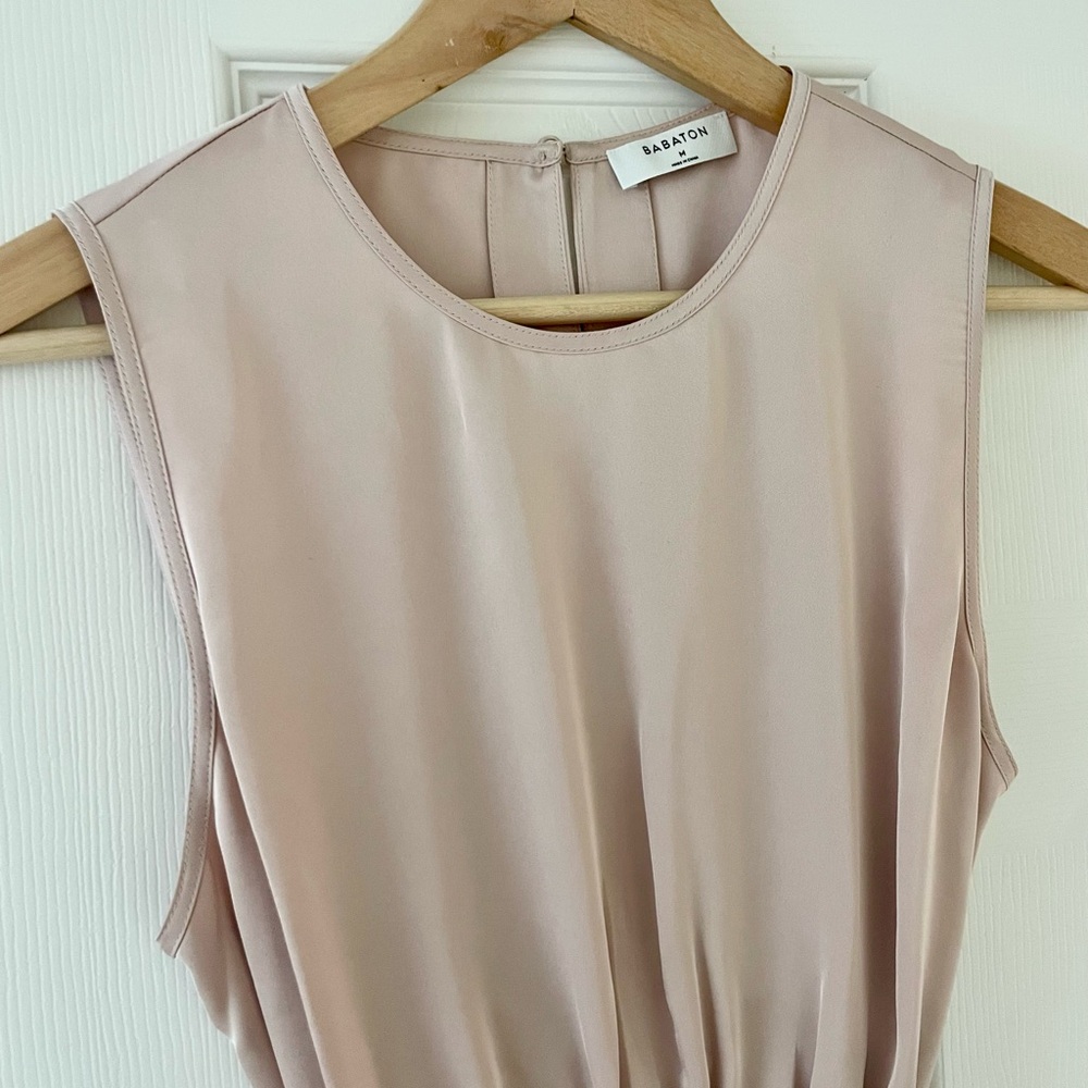 Aritzia Babaton Floreua Top in Rose Cloud Pink - Picture 4 of 9